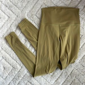 Lululemon Yellow Green Align Leggings